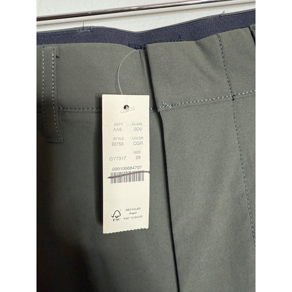 J.Crew 9"‎ tech short Coal Grey Mens 29 - Picture 6 of 7